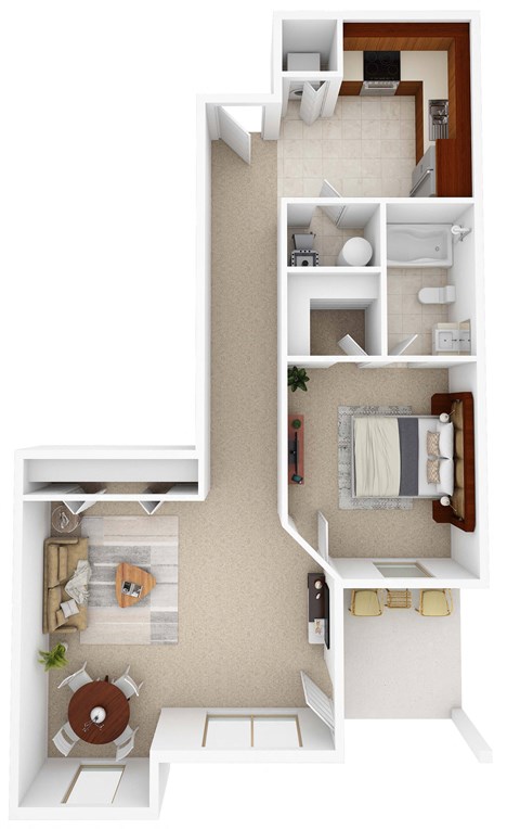 3801 So. Water Tower Place 1-3 Beds Apartment for Rent - Photo Gallery 26